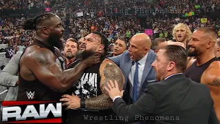 Oba Femi Brutal Attack Bronson Reed & Bron Breakker WWE Raw 2026 Highlights 