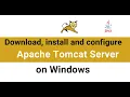 How to set up Apache Tomcat Server on Windows Install Java and Tomcat with CATALINA - HOME