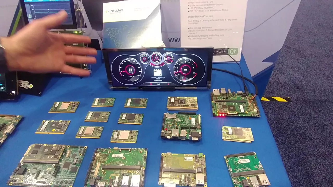Qt at ARM TechCon by Toradex - Built with Qt