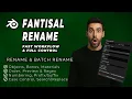 Batch Rename in Blender All rename possibilities Free Addon