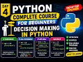 Python Programming for Beginners Day 4 Decision Making Explained