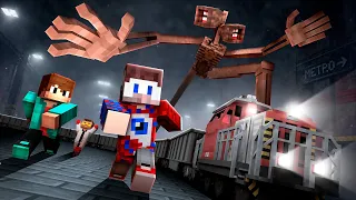 😱Я Добавил СИРЕНОГОЛОВОГО и Мы Выжили 99 Ночей в МЕТРО Майнкрафт..