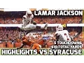 Lamar Jackson vs Syracuse 2016 Highlights 610 YARDS 5 TDS