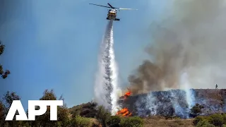Massive Sandy Fire Sends Thick Smoke Across California s Simi Valley APT
