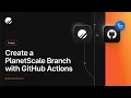 Create a database branch with GitHub Actions