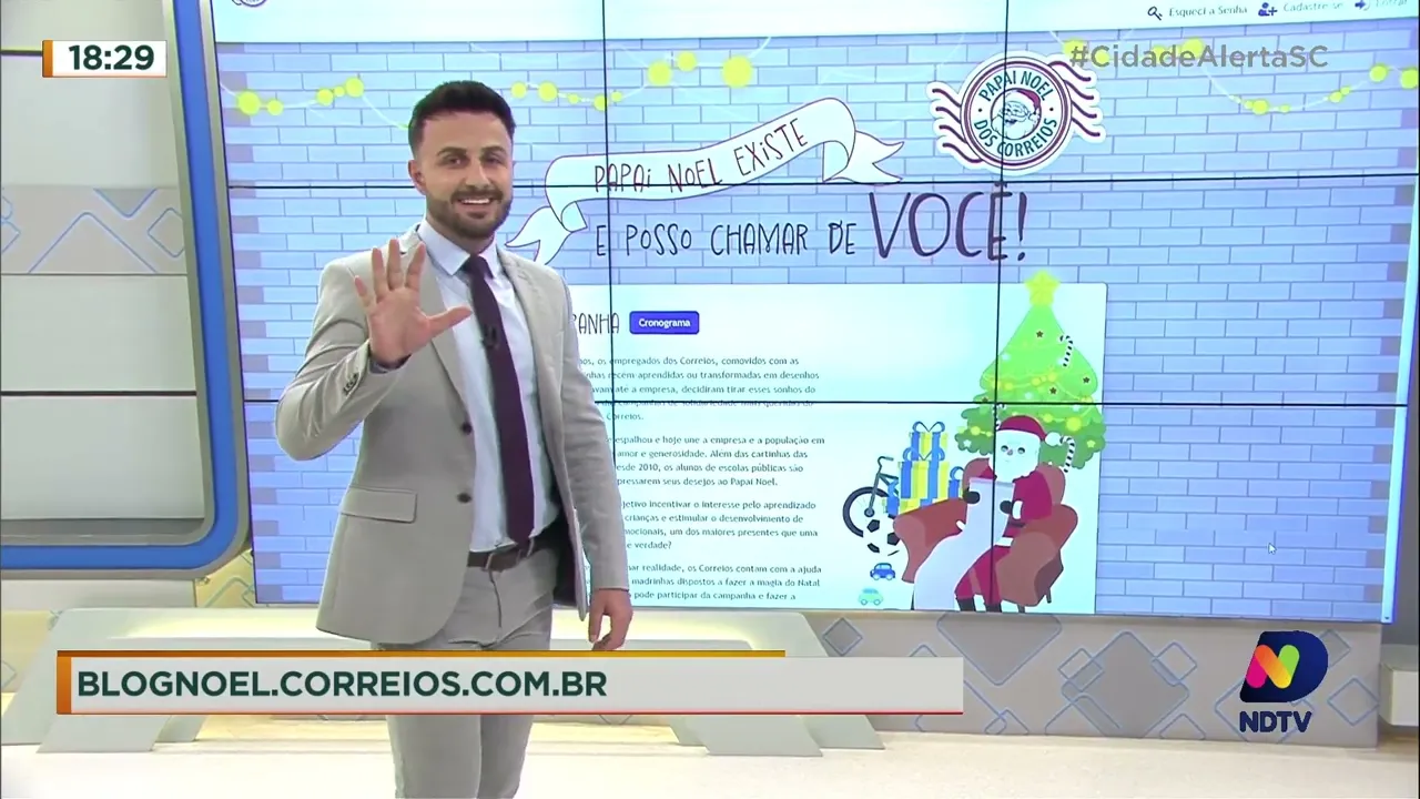 Solidariedade: Campanha Papai Noel dos correios