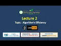 Cracking the Coding Interview Lecture 2 Algorithm s Efficiency