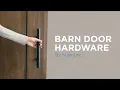 The Extensive Barn Door Hardware Collection from Sure-Loc
