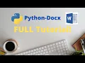Word With Python - Full Tutorial