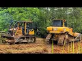 The Easy Way To Clearing The Land Using Dozer CAT D7R and CAT D6G