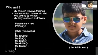 Codewitheki Python 101 - Session 1 by Eklavya Mukherji