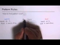 Input Output Pattern Rule EQAO 1