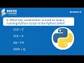 Python Quiz - 1 suchiit Python Full Course