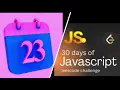 Group By 30 Days of JavaScript
