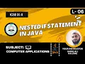 Nested If statement in Java Conditional Statements
