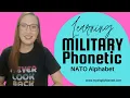 Military Phonetics NATO Alphabet