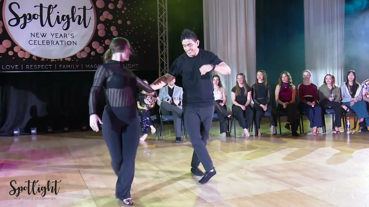 Spotlight New Year's Celebration 2023 Novice Jack & Jill - Brian Prout & Brittany Richardson