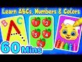 Download Lagu ABC Song, Counting Numbers \u0026 Learn Colors For Kids + More Educational Videos For Toddlers