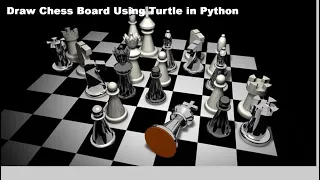 Draw Chess Board Using Turtle in Python