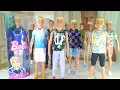 Just Ken Barbie Fashionistas Original Body Complete Collection 226 Unboxing Review Comparison