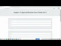 Angular 11 Append Reactive Form Fields Working Demo