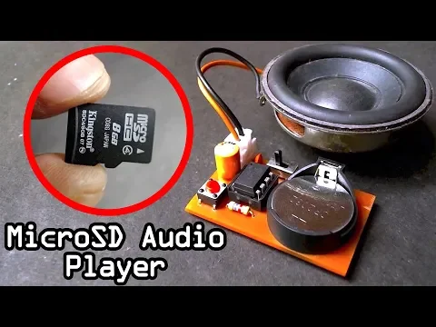 Download MP3 Micro SD Audio Player Using 8 Pin IC