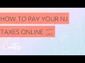 How to Pay Your New Jersey Estimated Taxes Online Quarterly Taxes