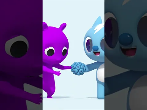 🍎 ¡Aprende los colores compartiendo comida junto a Volt! 🩵🌈 | Minipang TV