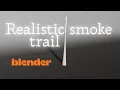 How to create realistic Rocket Launch Smoke Trail animation with blender