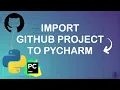 How to Import Github Project into PyCharm