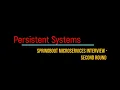 Persistent Systems - Springboot microservices Interview