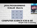 Java Program To Check For Scalar Matrix Hindi