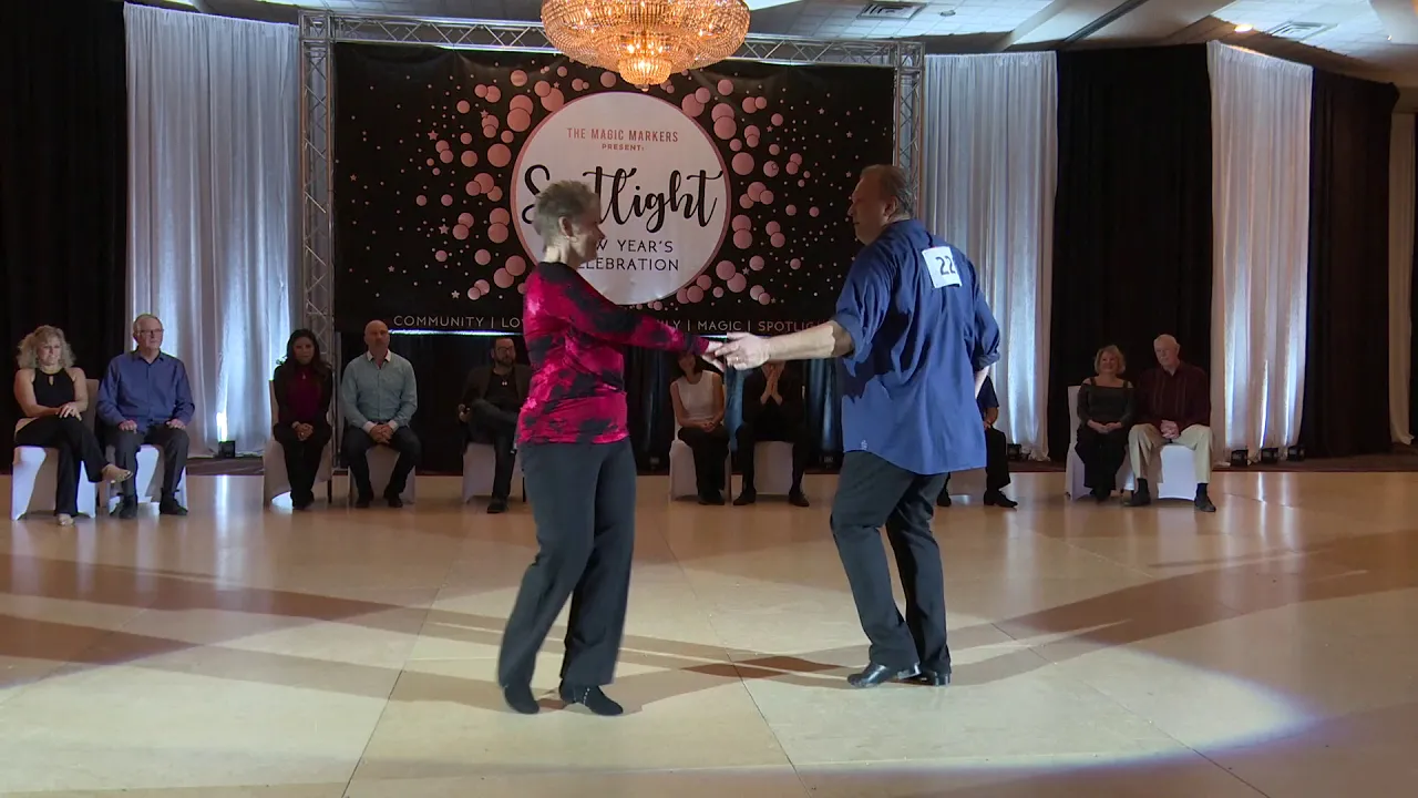 Spotlight New Years 2018 2019 Masters Novice Jack & Jill Mikael Gatje & Ava Mc Leod