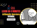 Java Arithmetic Operators Tutorial - Learn in 4 minutes JAVA TAGALOG