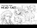 How to Draw Faces Heads for Beginners - BNG Studio