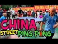 WHITE GUY Goes Deep Inside China STREET PING PONG - Table Tennis