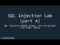SQL injection Tutorial Part 4 PortSwigger Academy