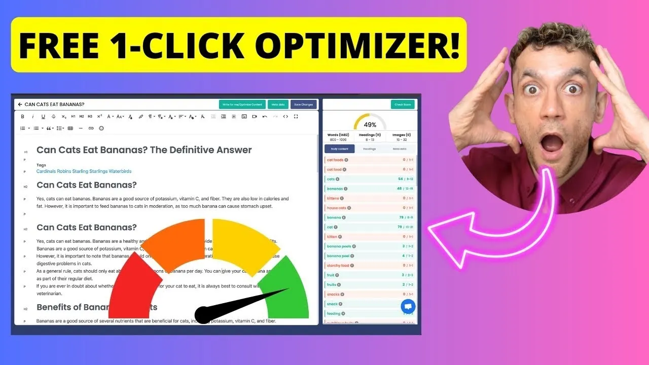 🤯 This FREE 1-Click Content Optimizer AI SEO Tool Is Unreal!
