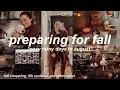 Download Lagu PREPARING FOR FALL IN AUGUST🧸🍂 romanticizing fall vlog *pumpkin coffee, cozy shopping \u0026 updates*