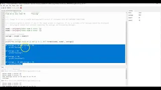 CSCI-150 Python recording multiway if statements