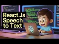 Build a React js Speech to Text Web App Through Microphone Using react-speech-recognition Library