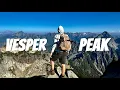 Steep Rugged Summiting VESPER PEAK in Washington Mountain Loop HWY