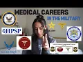 Medical Careers in the Military Programs for PA Doctor Nurse PT Combat Medic more