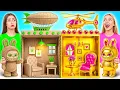 We Build Amazing Doll House for Labubu | Rich vs Broke Funny Decoration Ideas by Multi DO Smile