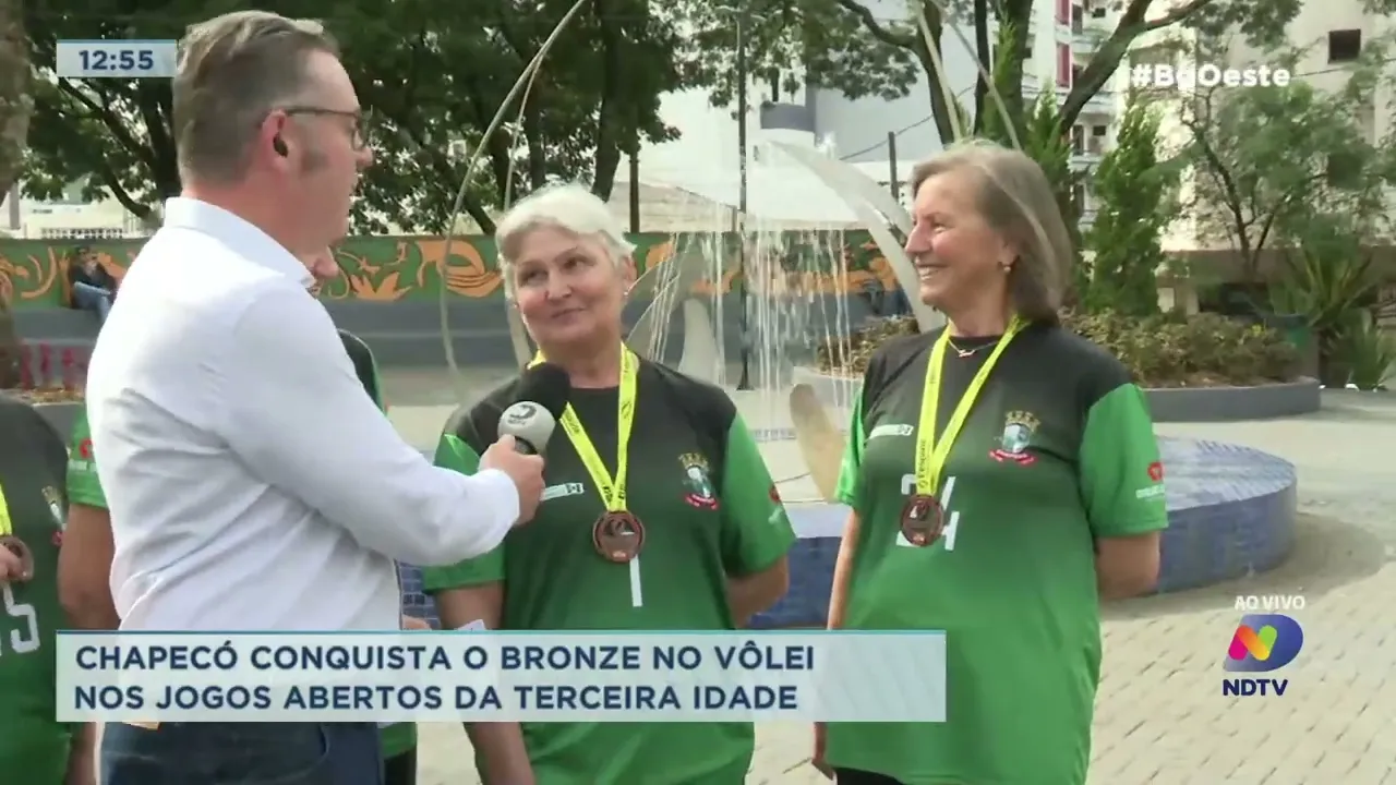 Chapecó conquista o bronze no vôlei nos Jogos Abertos da Terceira Idade