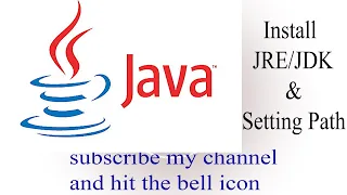 How To Install Java Runtime Environment JRE Java Development Kit JDK and Setting Path Tutorial