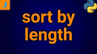Sort Strings By Length In Python