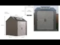 Rubbermaid shed 7x7 assembly - What I have found months after