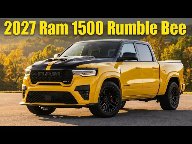 Is This the Ultimate V8 Street Truck? The 2027 Ram 1500 Rumble Bee Redefines Performance