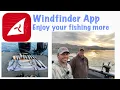 Using the Windfinder App to help choose where to go fishing